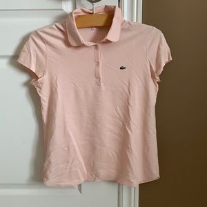 Baby Pink Lacoste Polo Shirt